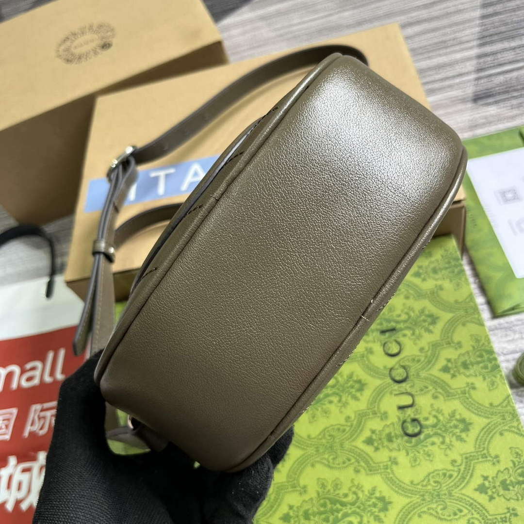 Gucci 760175 Blondie Mini Shoulder Bag Brown