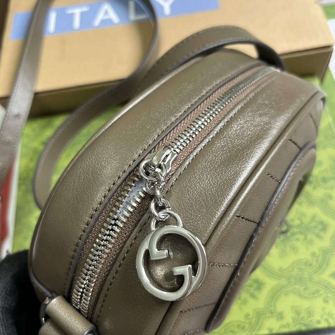 Gucci 760175 Blondie Mini Shoulder Bag Brown - Default Title - View 7