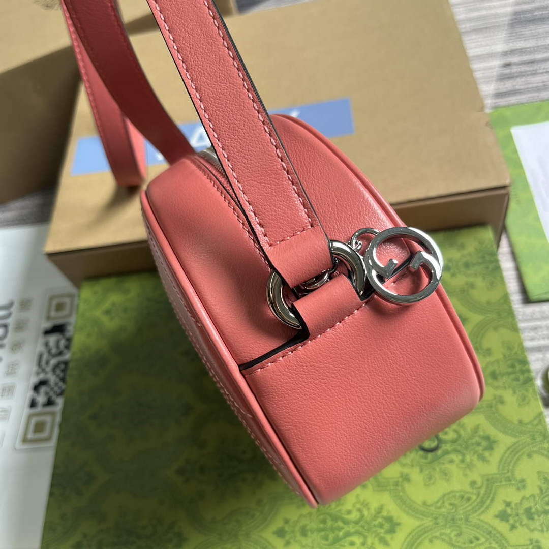 Gucci 760175 Blondie Mini Shoulder Bag Pink - Default Title - View 3