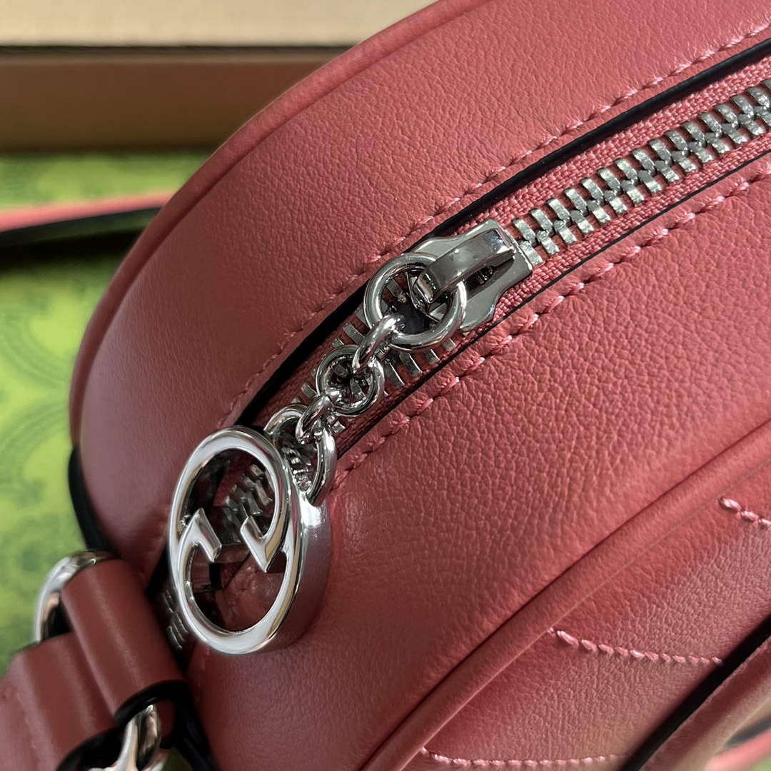 Gucci 760175 Blondie Mini Shoulder Bag Pink - Default Title - View 7