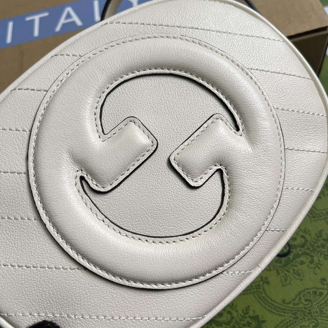 Gucci 760175 Blondie Mini Shoulder Bag White