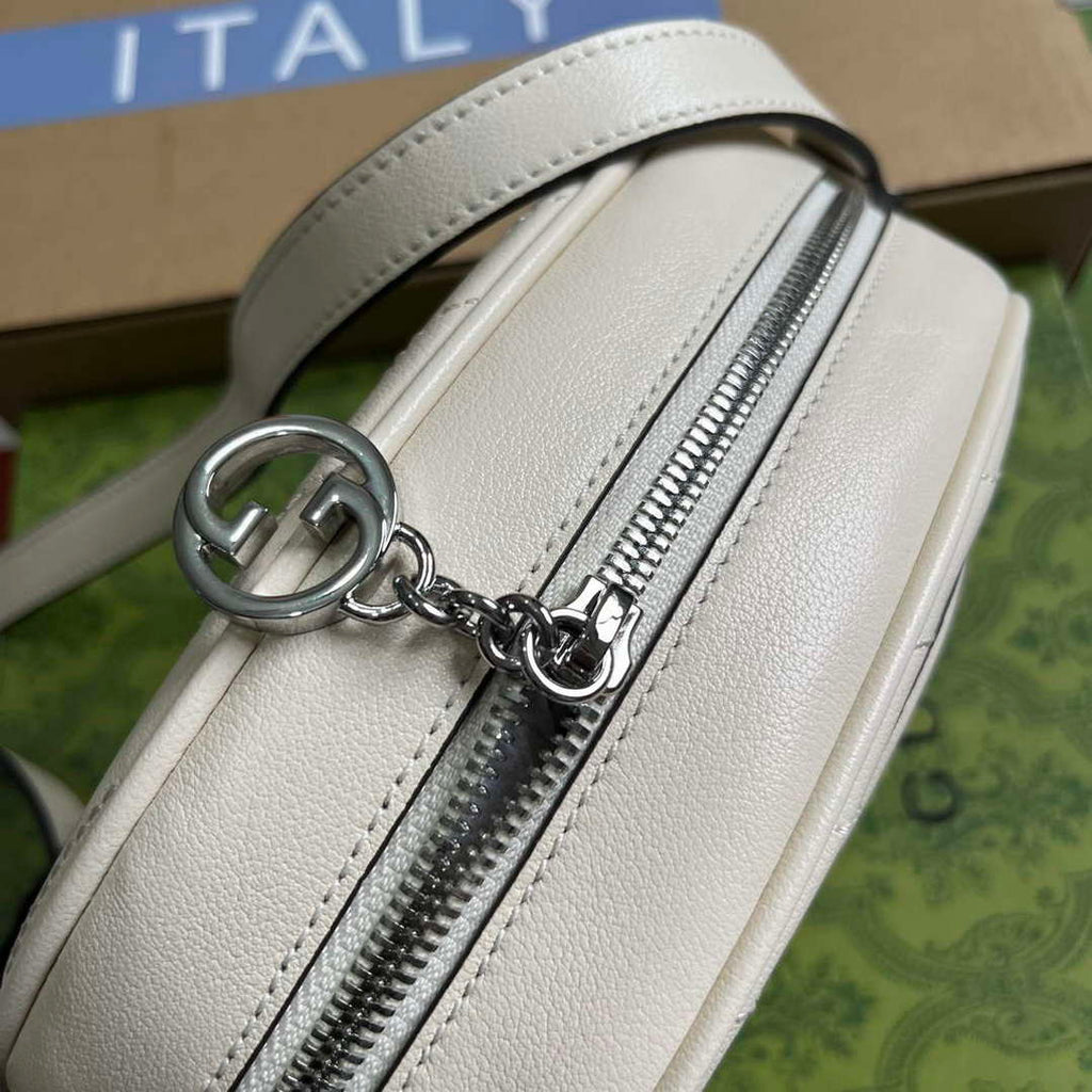 Gucci 760175 Blondie Mini Shoulder Bag White
