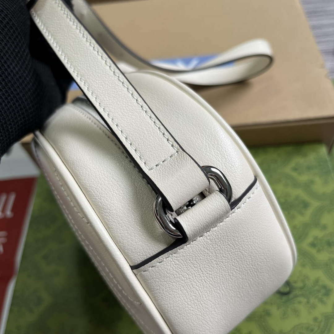 Gucci 760175 Blondie Mini Shoulder Bag White