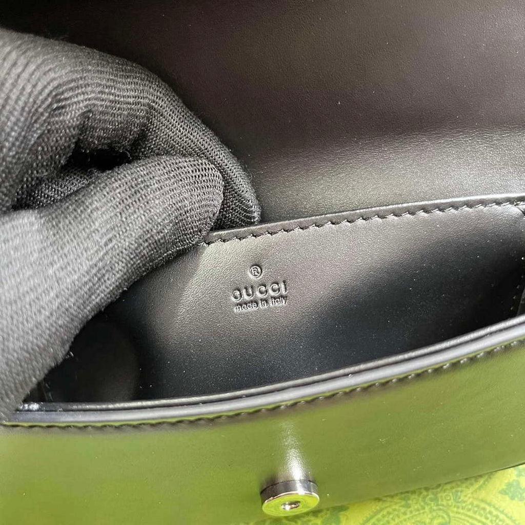 Gucci 760194 Petite GG Super Mini Bag Black