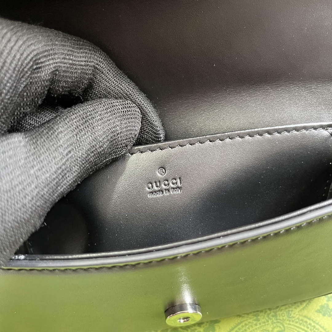 Gucci 760194 Petite GG Super Mini Bag Black