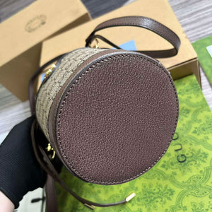 Gucci 760199 Ophidia Mini Bucket Bag Brown - Default Title - View 6