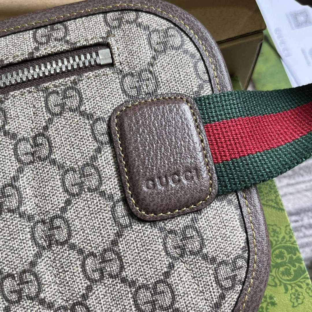 Gucci 760217 GG Belt Bag Brown - Default Title - View 3
