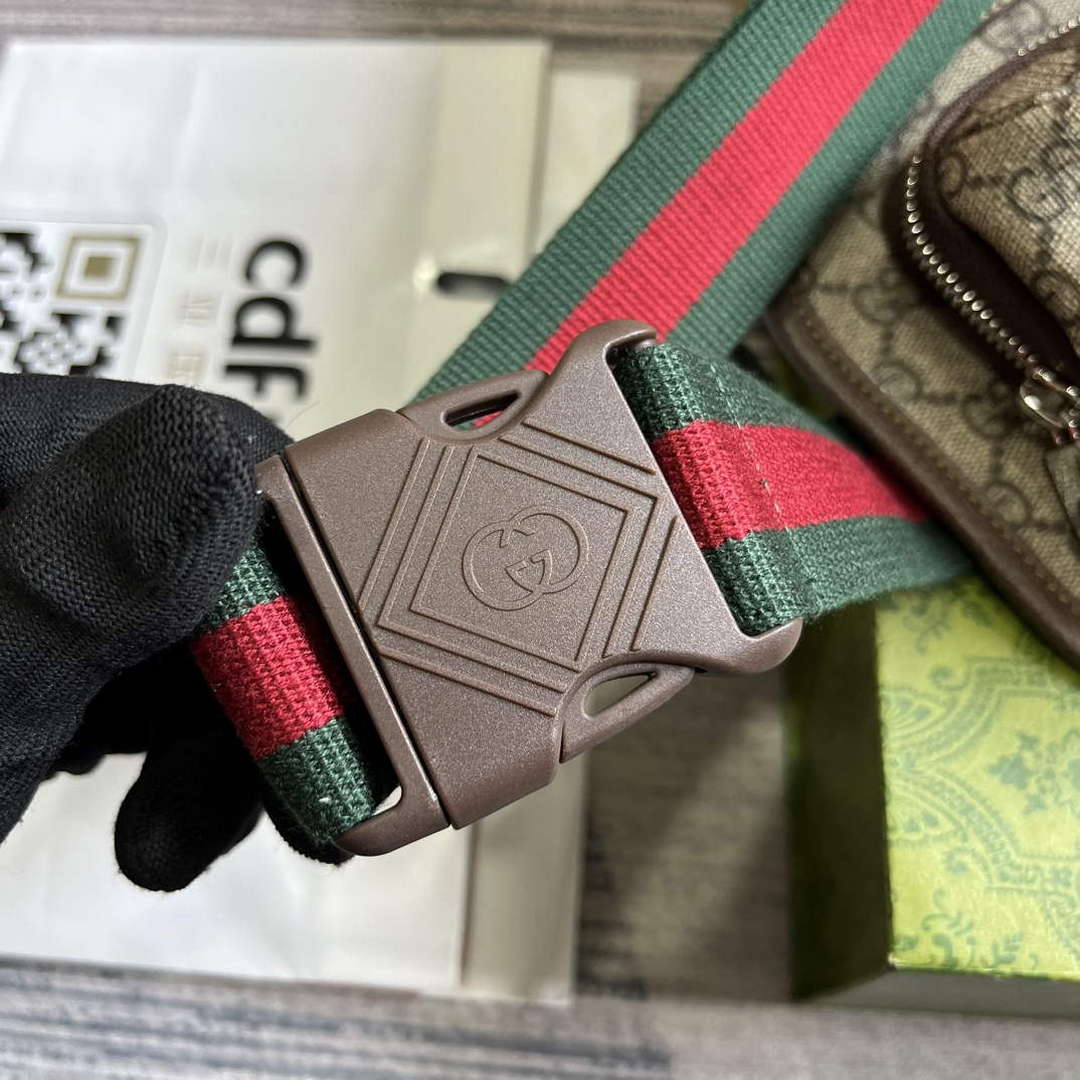 Gucci 760217 GG Belt Bag Brown