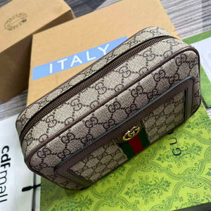 Gucci 760245 Ophidia GG Pouch Bag Brown - Default Title - View 7
