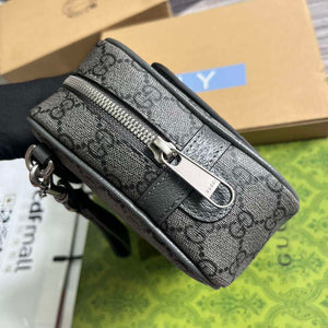 Gucci 760245 Ophidia GG Pouch Bag Grey - Default Title - View 3
