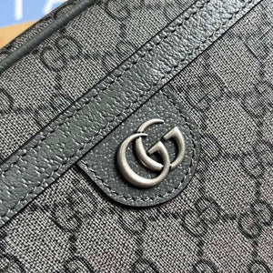 Gucci 760245 Ophidia GG Pouch Bag Grey - Default Title - View 6