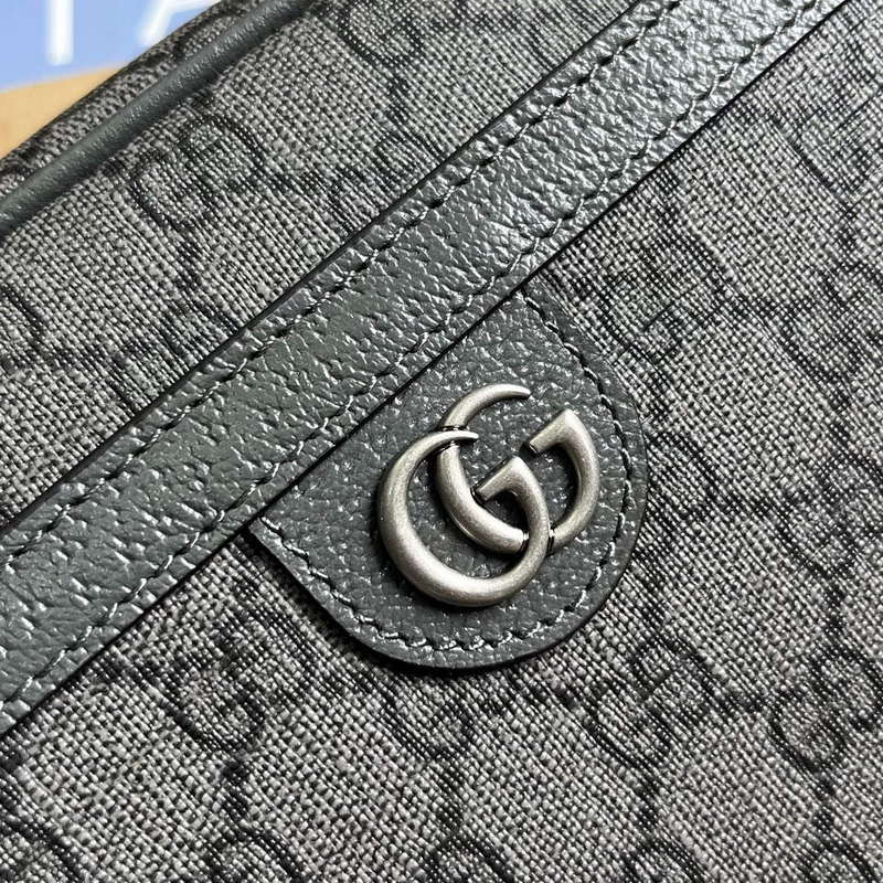 Gucci 760245 Ophidia GG Pouch Bag Grey - Default Title - View 6