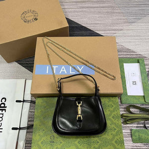Gucci 760249 Jackie 1961 Super Mini Bag Black - Default Title - View 1
