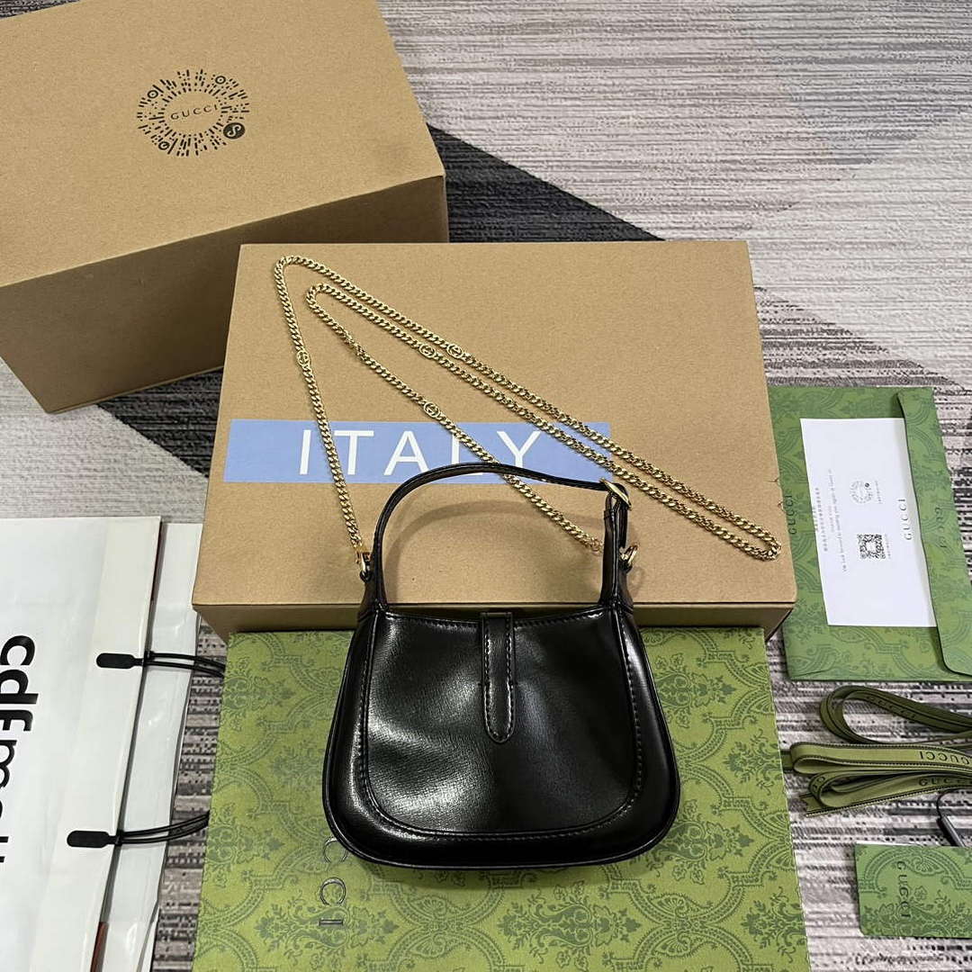 Gucci 760249 Jackie 1961 Super Mini Bag Black - Default Title - View 2
