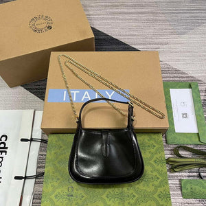 Gucci 760249 Jackie 1961 Super Mini Bag Black - Default Title - View 2
