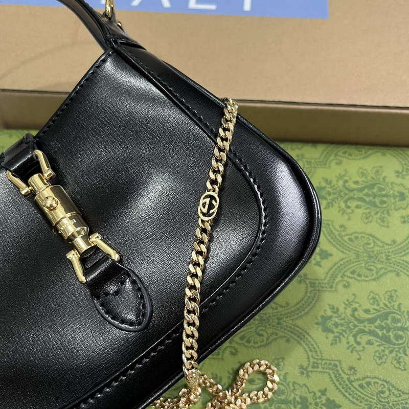 Gucci 760249 Jackie 1961 Super Mini Bag Black - Default Title - View 7