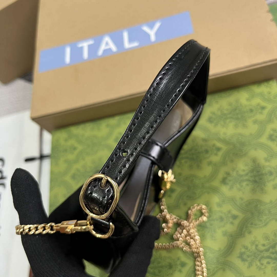Gucci 760249 Jackie 1961 Super Mini Bag Black - Default Title - View 8