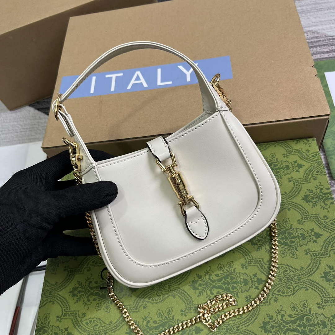 Gucci 760249 Jackie 1961 Super Mini Bag White - Default Title - View 4