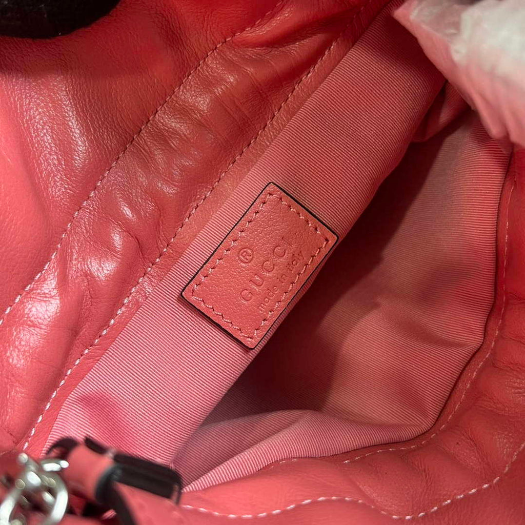 Gucci 760313 Gucci Blondie Mini Bucket Bag Pink