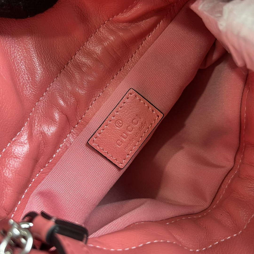 Gucci 760313 Gucci Blondie Mini Bucket Bag Pink - Default Title - View 9