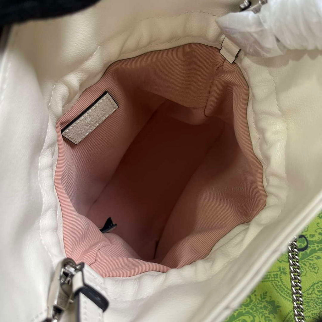 Gucci 760313 Gucci Blondie Mini Bucket Bag White