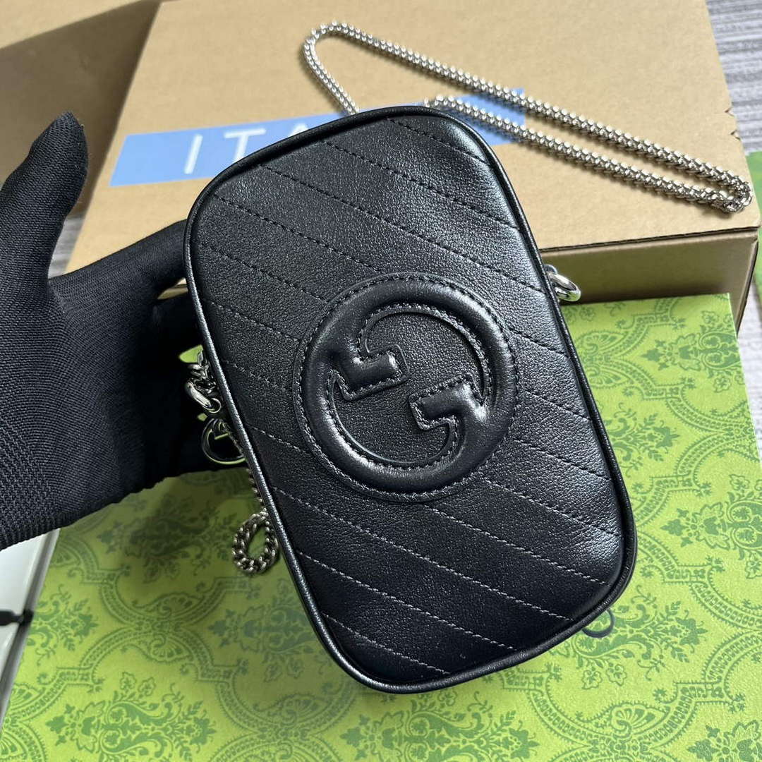 Gucci 760315 Gucci Blondie Mini Bag Black - Default Title - View 4
