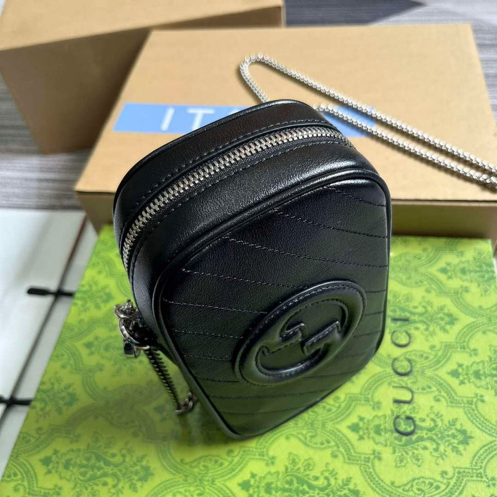 Gucci 760315 Gucci Blondie Mini Bag Black