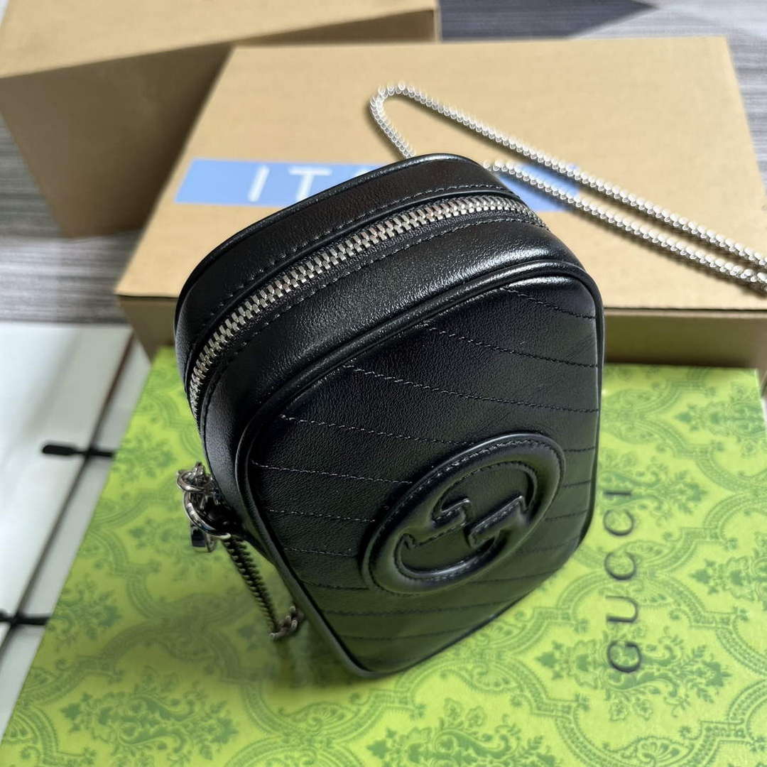 Gucci 760315 Gucci Blondie Mini Bag Black - Default Title - View 7