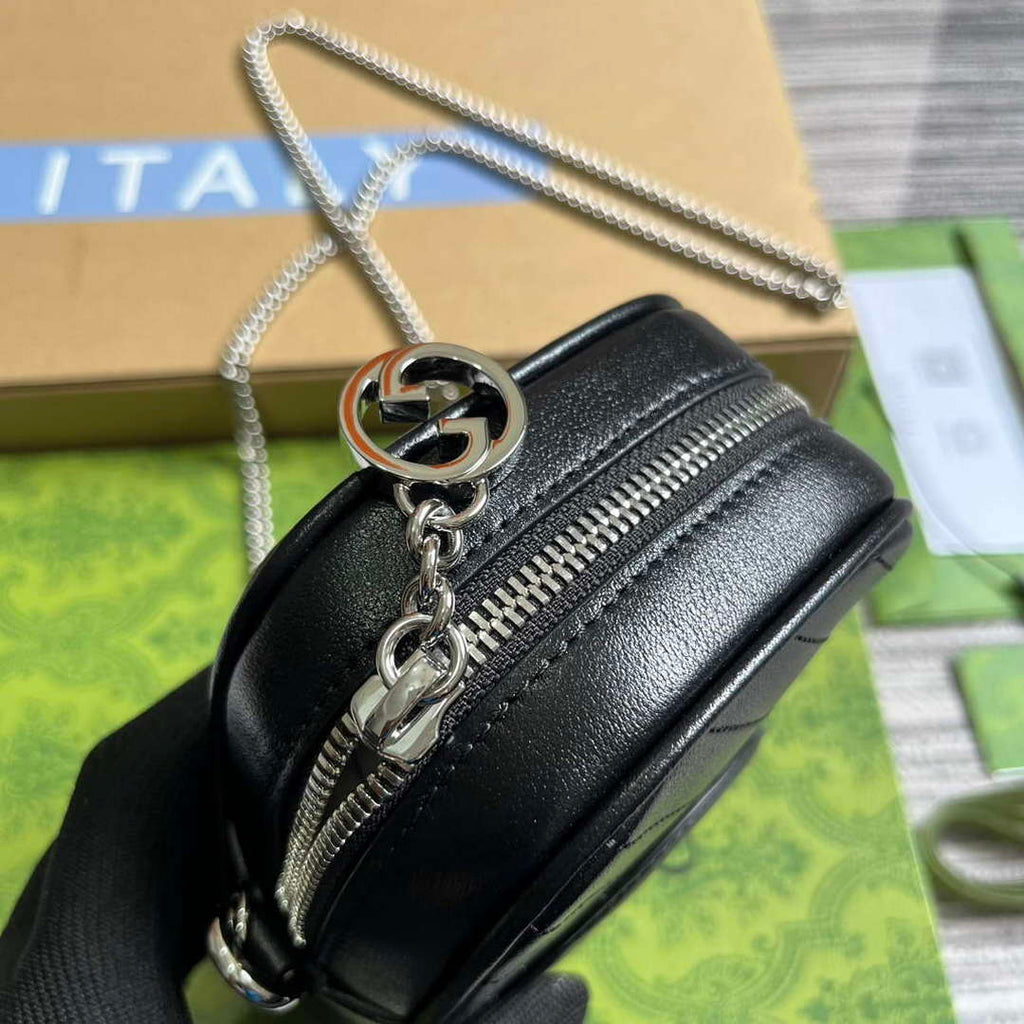 Gucci 760315 Gucci Blondie Mini Bag Black