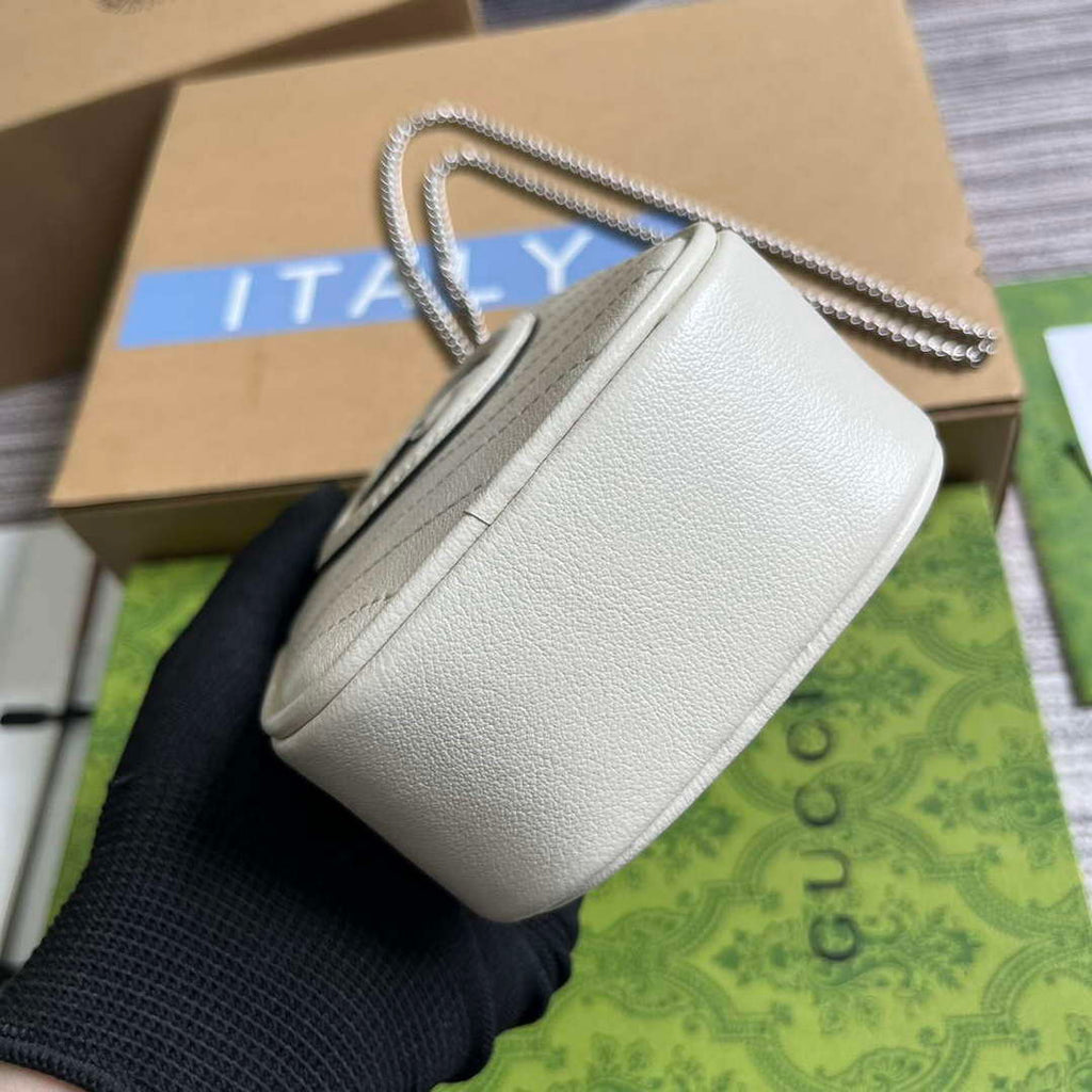 Gucci 760315 Gucci Blondie Mini Bag White
