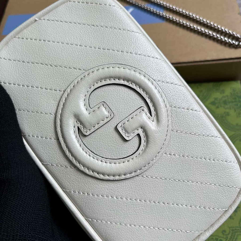 Gucci 760315 Gucci Blondie Mini Bag White