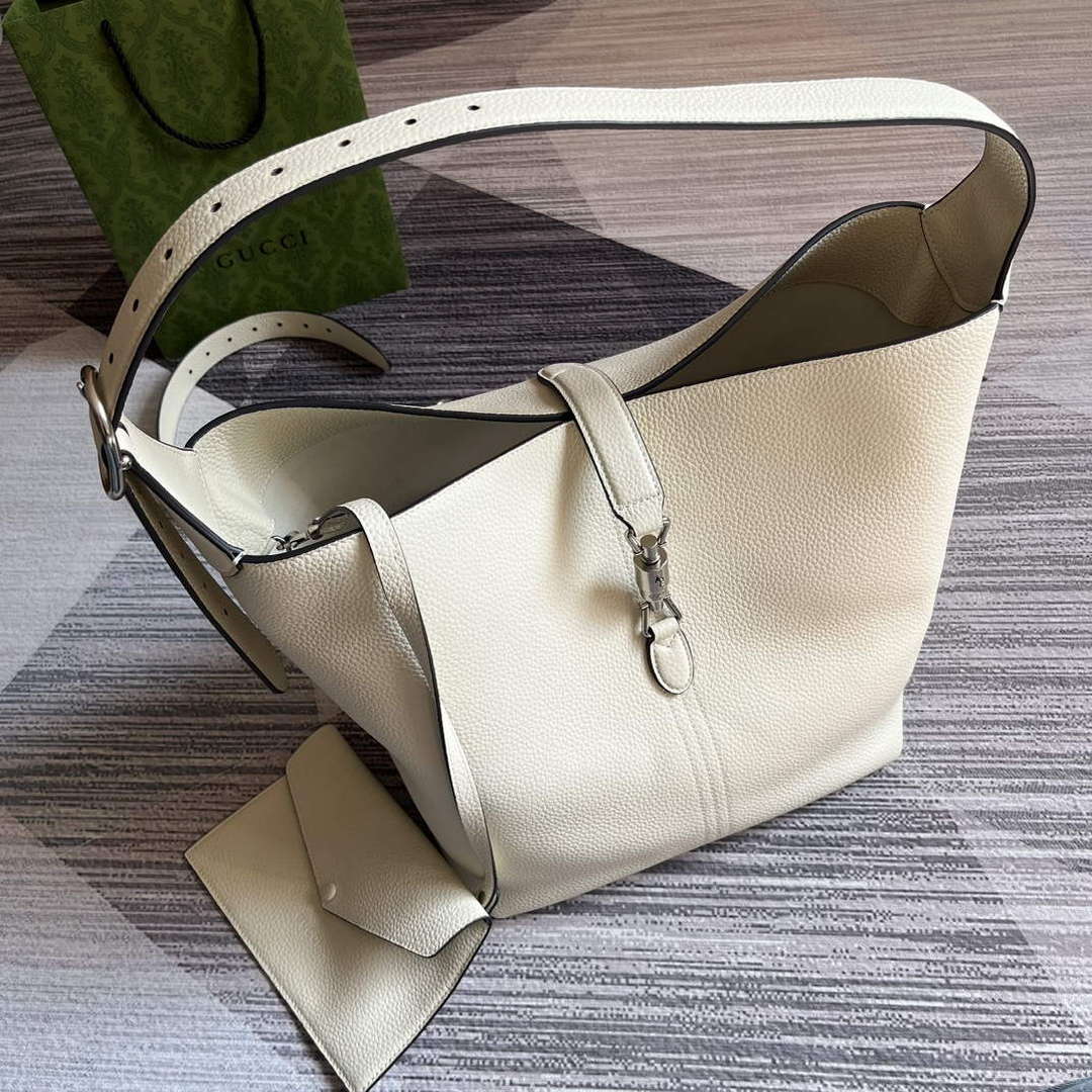 Gucci 763103 Jackie 1961 Small Shoulder Bag White - Default Title - View 5