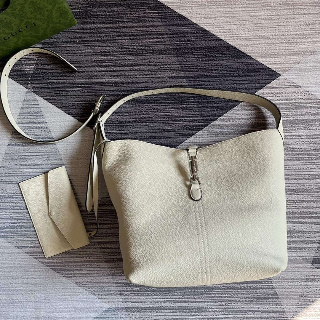 Gucci 763103 Jackie 1961 Small Shoulder Bag White - Default Title - View 7