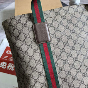 Gucci 763287 GG Tender Medium Tote Bag Beige - Default Title - View 5