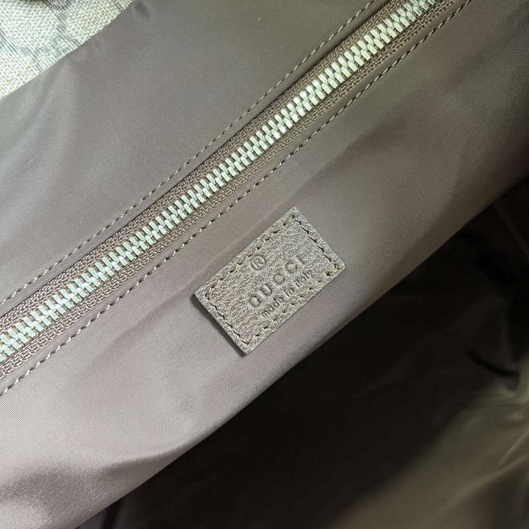 Gucci 763287 GG Tender Medium Tote Bag Beige