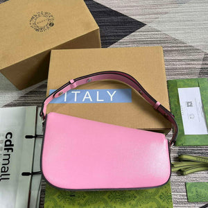 Gucci 764155 Gucci Horsebit 1955 Shoulder Bag Pink - Default Title - View 2