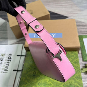 Gucci 764155 Gucci Horsebit 1955 Shoulder Bag Pink - Default Title - View 3