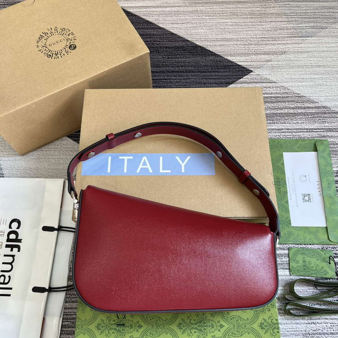 Gucci 764155 Gucci Horsebit 1955 Shoulder Bag Red