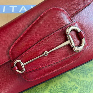 Gucci 764155 Gucci Horsebit 1955 Shoulder Bag Red - Default Title - View 5