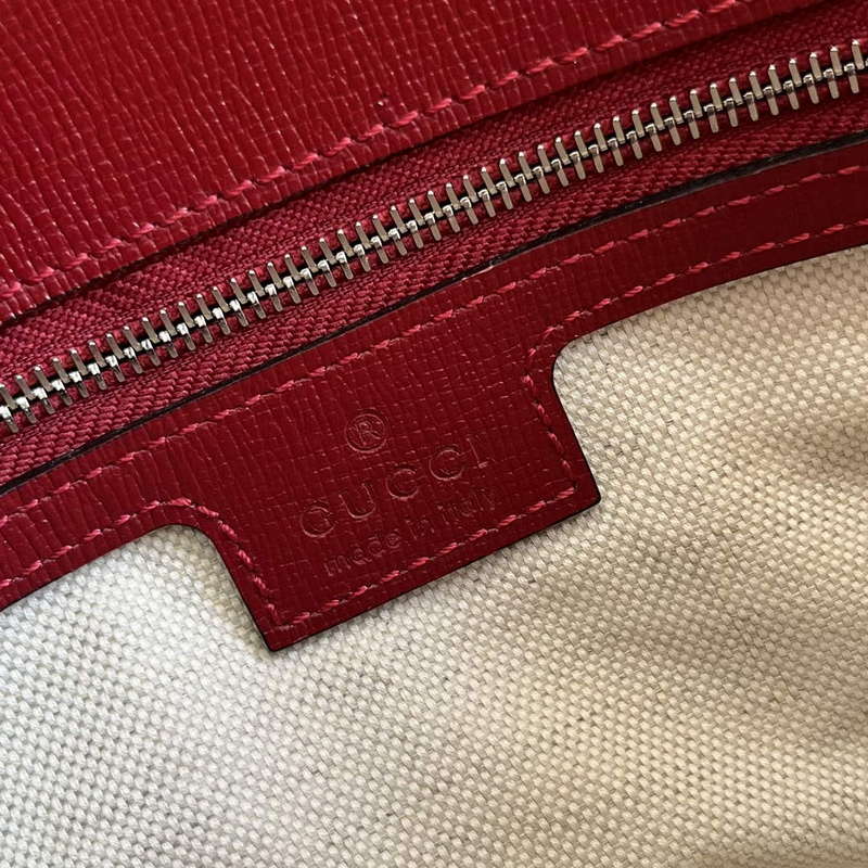 Gucci 764155 Gucci Horsebit 1955 Shoulder Bag Red - Default Title - View 9