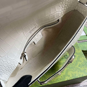 Gucci 764155 Gucci Horsebit 1955 Shoulder Bag white/crocodile pattern - Default Title - View 8
