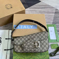 Gucci 764155 Gucci Horsebit 1955 Small Shoulder Bag Beige/ebony - Default Title - View 1