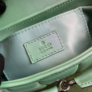 Gucci 764339 Gucci Horsebit Chain Small Shoulder Bag Symphony green - Default Title - View 9