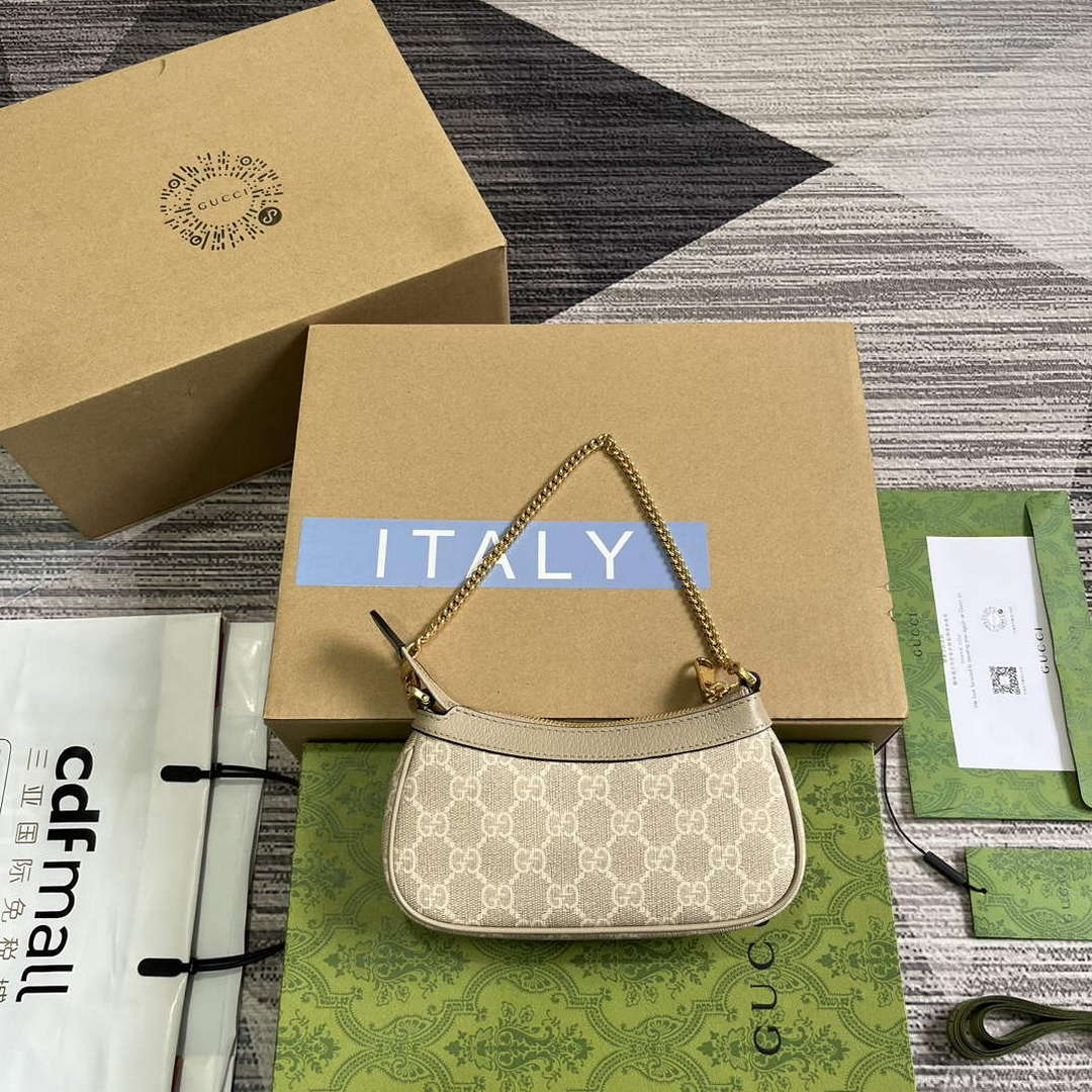 Gucci 764960 Ophidia Mini Bag Beige - Default Title - View 2