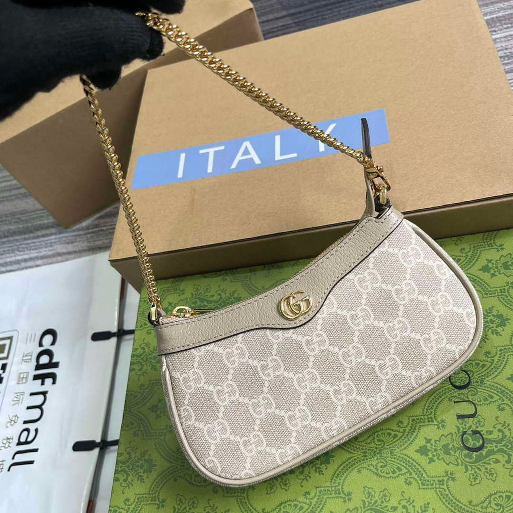 Gucci 764960 Ophidia Mini Bag Beige