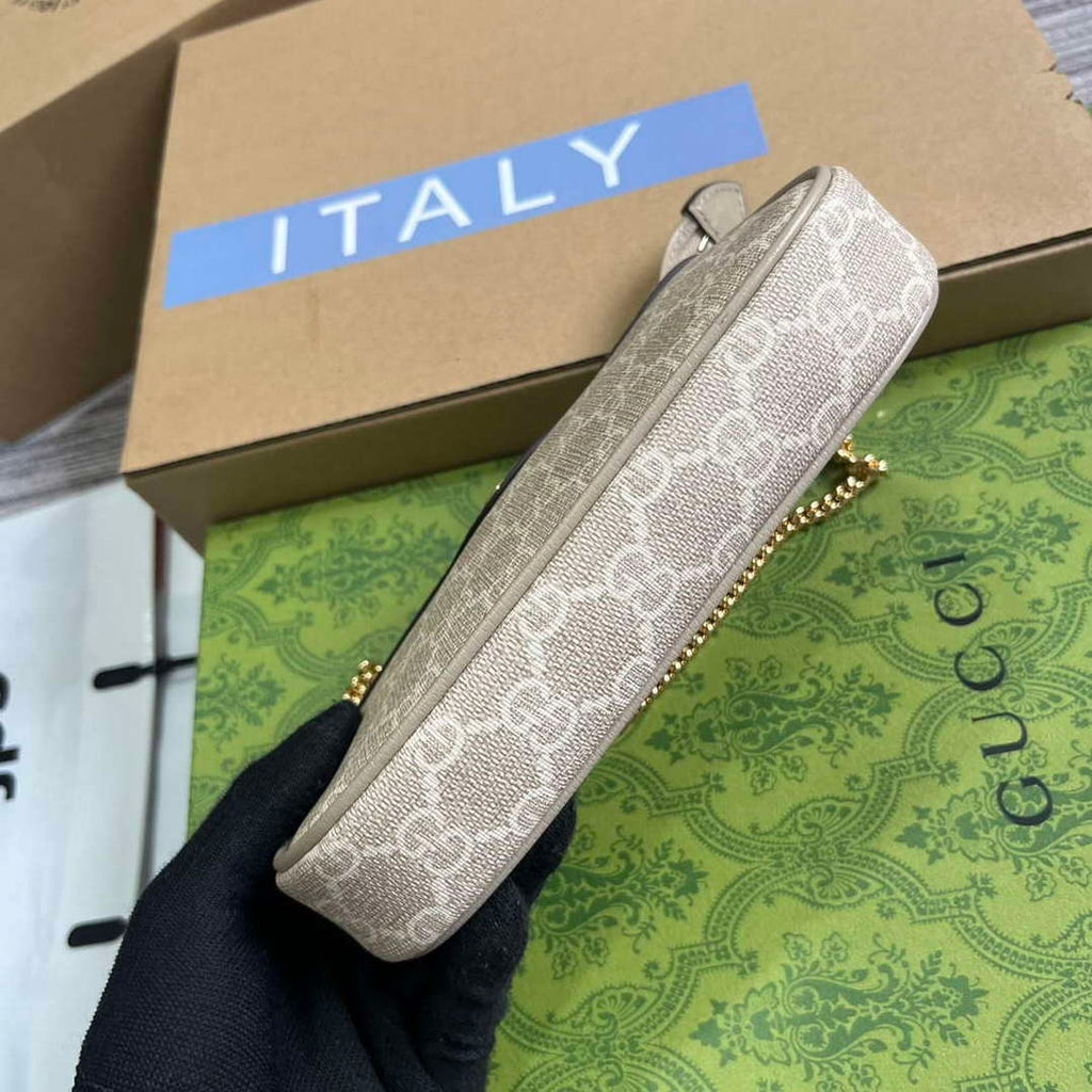 Gucci 764960 Ophidia Mini Bag Beige