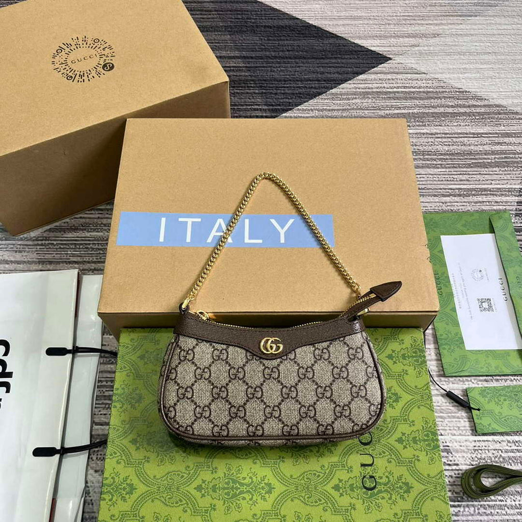 Gucci 764960 Ophidia Mini Bag Brown