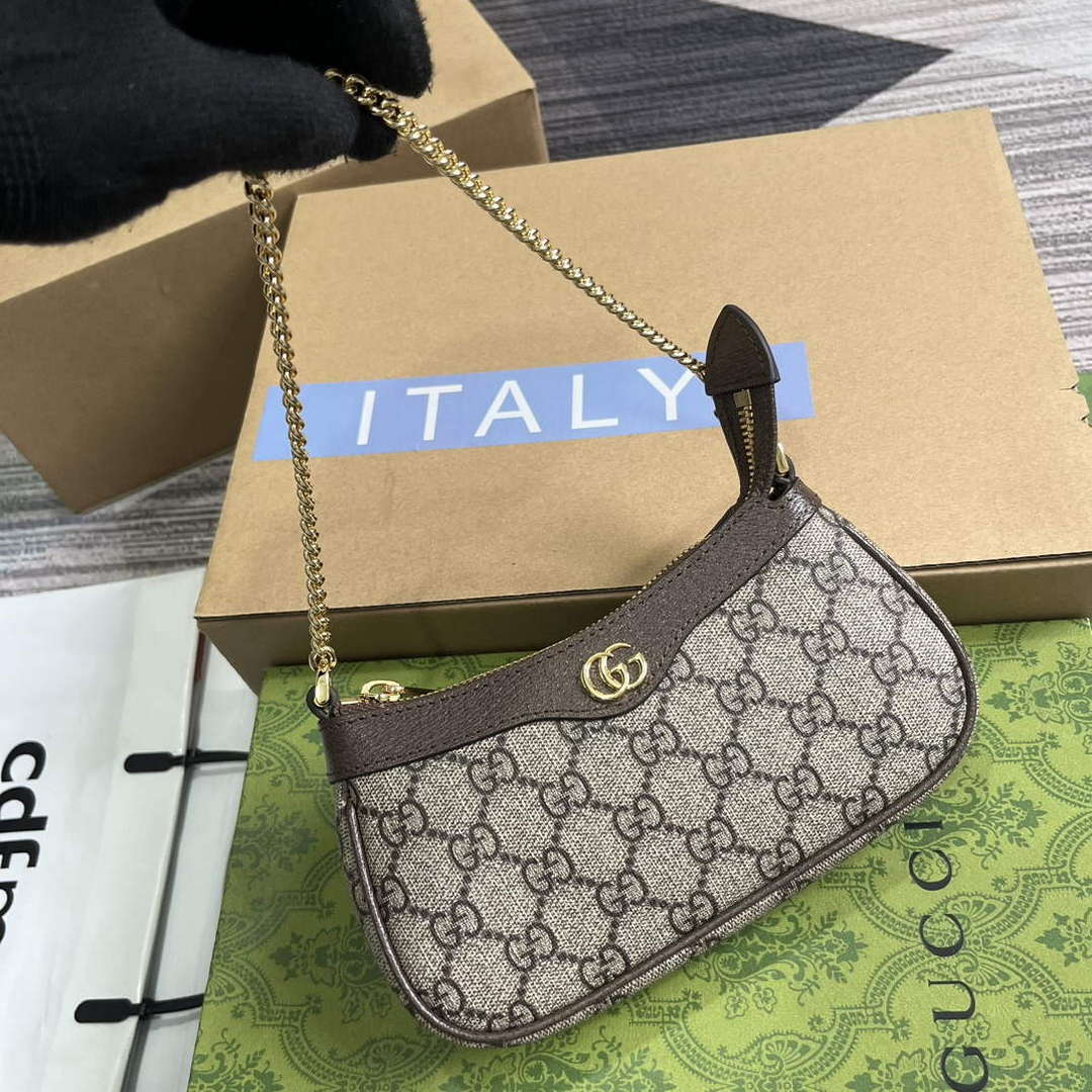 Gucci 764960 Ophidia Mini Bag Brown - Default Title - View 4