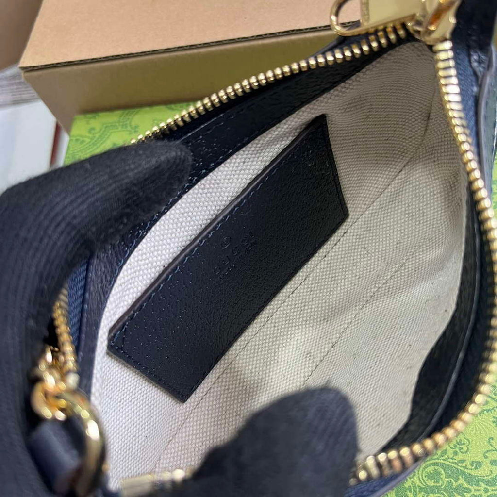 Gucci 764960 Ophidia Mini Bag Dark Blue