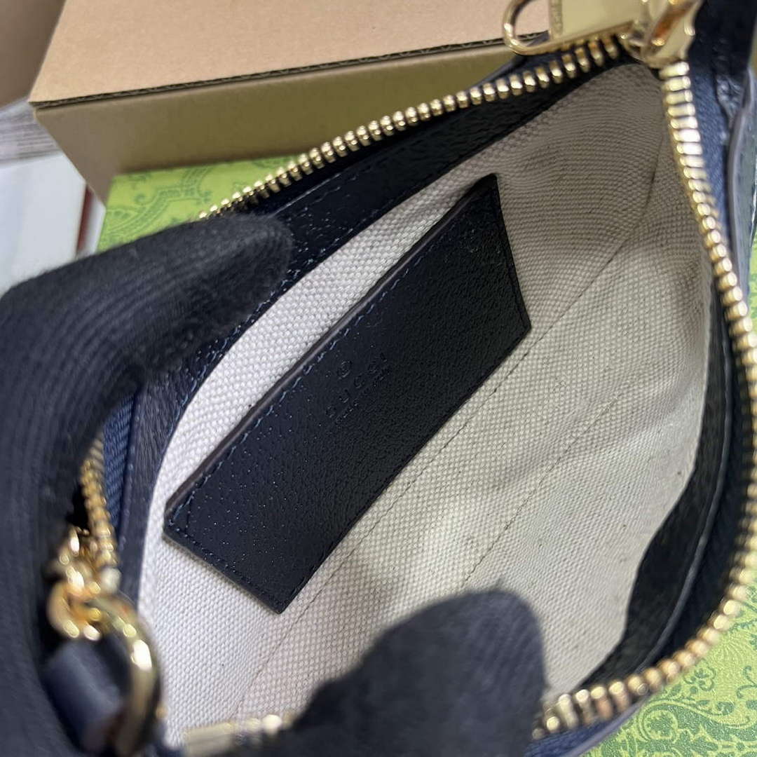 Gucci 764960 Ophidia Mini Bag Dark Blue